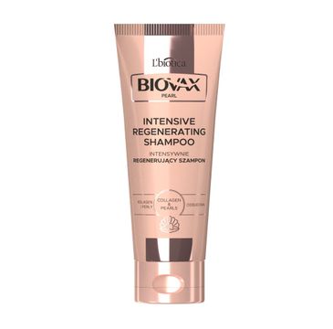 Biovax Glamour Pearl szampon intensywnie regenerujący Kolagen & Perły (200 ml)