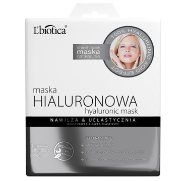 L'biotica maska hialuronowa na tkaninie - nawilża i uelastycznia (23 ml)