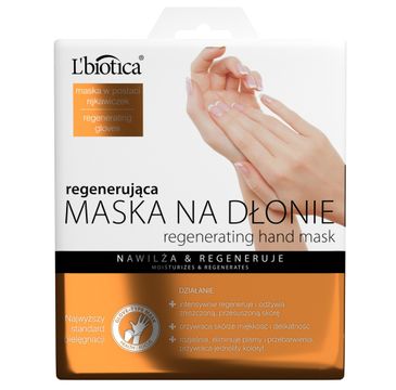 L'biotica regenerująca maska na dłonie