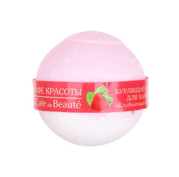 Le Cafe de Beauty musująca kula do kąpieli sorbet truskawkowy (120 g)