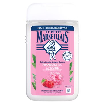 Le Petit Marseillais Kremowy żel pod prysznic Malina & Piwonia (250 ml)