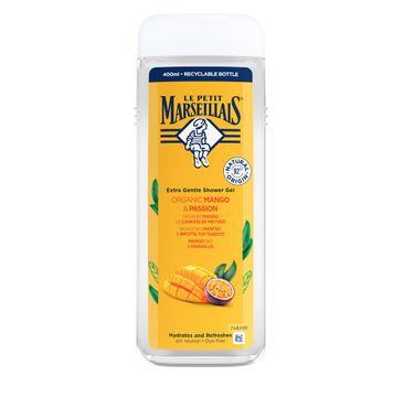 Le Petit Marseillais Kremowy żel pod prysznic Mango Bio & Marakuja 400ml