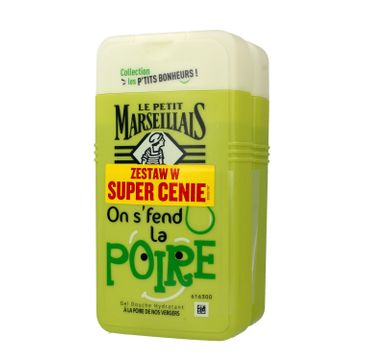 Le Petit Marseillais Żel pod prysznic Gruszka DUO 250 ml x 2