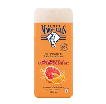 Le Petit Marseillais żel pod prysznic i do kąpieli Grejpfrut Bio i Pomarańcza Bio (650 ml)