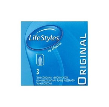 LifeStyles by Manix Original prezerwatywy lateksowe 3szt