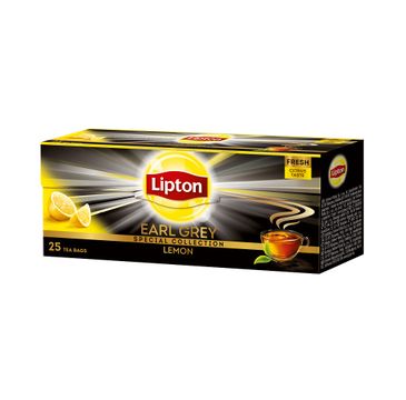 Lipton Earl Grey Lemon herbata czarna Cytryna 25 torebek 50g