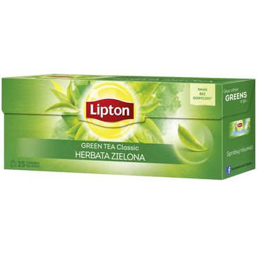Lipton Green Tea herbata zielona Classic 25 torebek 32,5g
