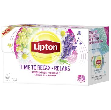 Lipton Herbata ziołowa Relaks 20 torebek 30g