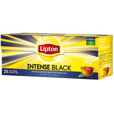Lipton Intense Black herbata czarna 25 torebek 57,5g