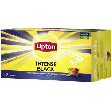 Lipton Intense Black herbata czarna 50 torebek 115g