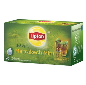 Lipton Marrakech Mint herbata zielona aromatyzowana 20 torebek 40g