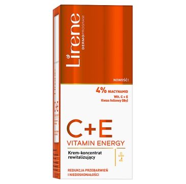 Lirene C+E Vitamin Energy krem-koncentrat rewitalizujący na dzień i na noc (40 ml)