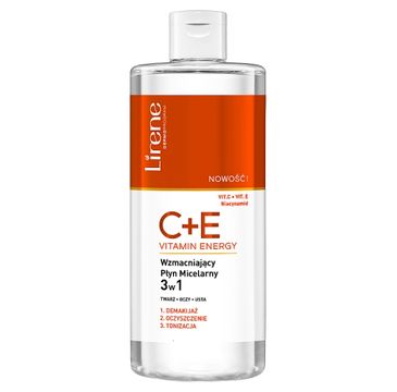 Lirene C+E Vitamin Energy wzmacniający płyn micelarny 3 w 1 (400 ml)