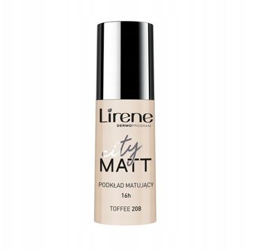 Lirene City Matt podkład matujący do twarzy 208 Toffee (30 ml)