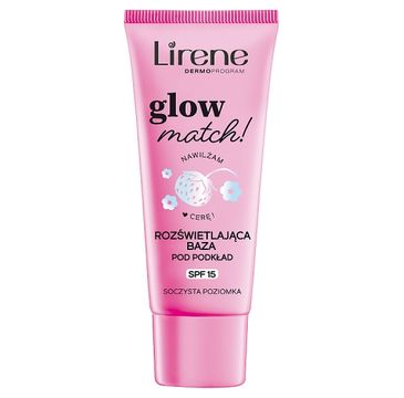 Lirene Glow Match! rozświetlająca baza pod podkład SPF15 (30 ml)