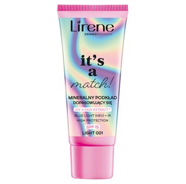 Lirene It's a Match! mineralny podkład dopasowujący się SPF 15 Light 001 (30 ml)