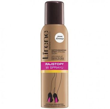 Lirene Leg Make-Up Express Tan Spray rajstopy w sprayu Jasna Karnacja (200 ml)