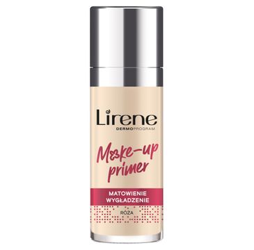 Lirene Make-Up Primer baza pod makijaż matująco-wygładzająca Róża (30 ml)