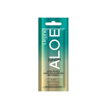 Lirene Aloe Hydrating nawilżająca maseczka glinkowa do twarzy (6 ml)