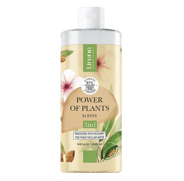 Lirene Power of Plants dwufazowy płyn micelarny 3w1 Migdał (400 ml)