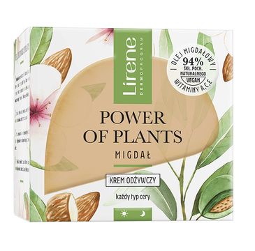 Lirene Power of Plants krem odżywczy Migdał (50 ml)