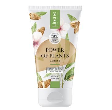 Lirene Power of Plants kremowy żel myjący Migdał (150 ml)