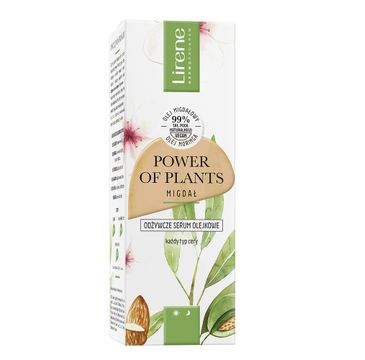Lirene Power of Plants odżywcze serum olejkowe Migdał (30 ml)
