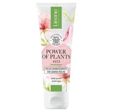 Lirene Power of Plants peeling drobnoziarnisty Róża 75ml