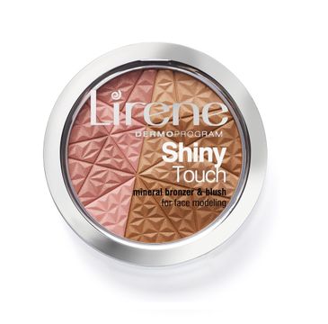 Lirene Shiny Touch Mineral Bronzer & Blush mineralny bronzer z różem modelujący owal twarzy (9 g)