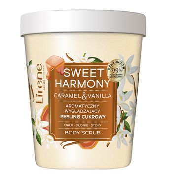 Lirene Sweet Harmony aromatyczny wygładzający peeling cukrowy Caramel & Vanilla (200 g)