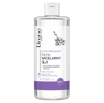 Lirene ultra-nawilżający płyn micelarny 3w1 (400 ml)