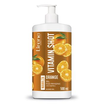 Lirene Vitamin Shot żel pod prysznic i do kąpieli Orange (500 ml)