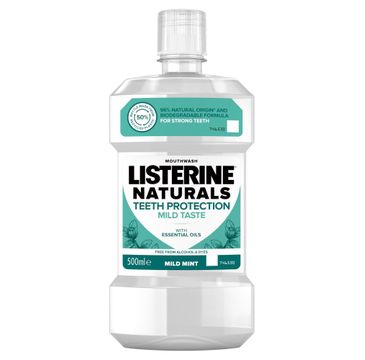 Listerine Naturals Płyn do płukania jamy ustnej Ochrona Zębów - Mild Mint (500 ml)