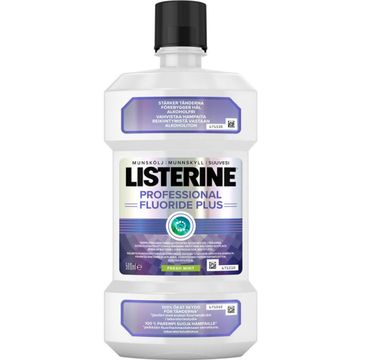Listerine Professional Fluoride Plus płyn do płukania jamy ustnej Fresh Mint (500 ml)