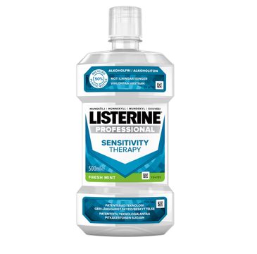 Listerine Professional Sensitivity Therapy płyn do płukania jamy ustnej Fresh Mint (500 ml)