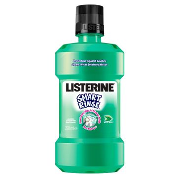 Listerine – Smart Rinse Płyn do płukania jamy ustnej dla dzieci 6+ Mild Mint (250 ml)