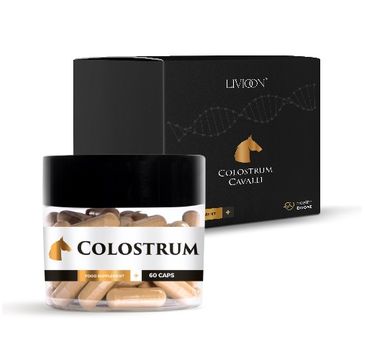 Livioon Health Boost Colostrum Cavalli - suplement diety 60 kapsułek