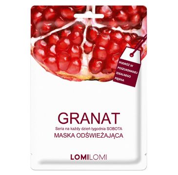 Lomi Lomi – maska odświeżająca na sobotę Granat (26 ml)