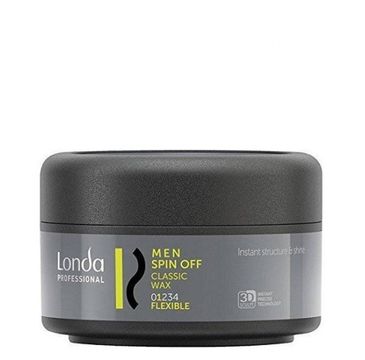 Londa Professional Men Spin Off Classic Wax wosk do stylizacji włosów dla mężczyzn (75 ml)