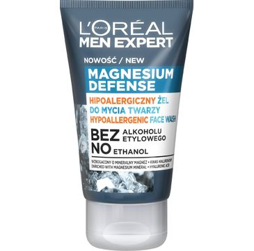 L’Oreal Men Expert Magnesium Defense żel myjący do twarzy dla mężczyzn (100 ml )