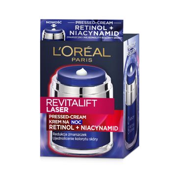 L’Oreal Laser X3 Pressed Cream krem na noc Retinol i Niacynamid (50 ml)