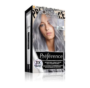 L'Oréal Preference Vivid Colors trwała farba do włosów 10.112 Silver Grey