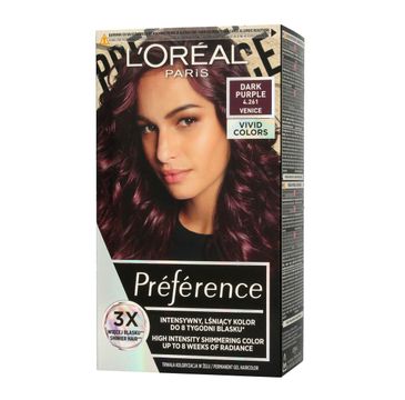 L'Oreal Paris Preference Vivid Colors trwała farba do włosów 4.261 Dark Purple