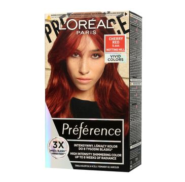 L'Oreal Paris Preference Vivid Colors trwała farba do włosów 5.664 Cherry Red