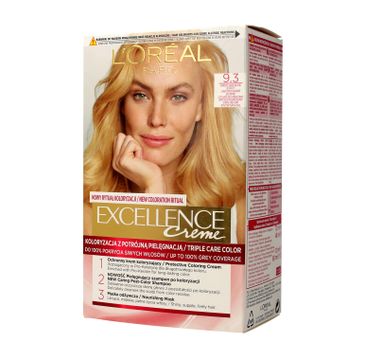 L'Oreal Paris Excellence Creme farba do włosów 9.3 bardzo jasny blond złocisty (176 ml)