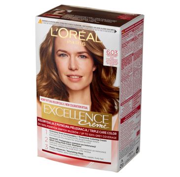 L'Oreal Paris Excellence Creme farba do włosów 6.03 Świetlisty Ciemny Blond (1 op.)