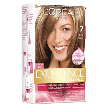 L'Oreal Paris Excellence Creme farba do włosów 7 Blond (1 op.)