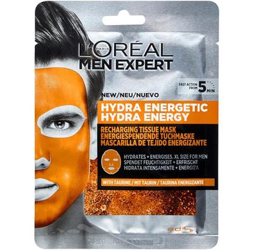 L'Oreal Men Expert – maska w płachcie Hydra Energetic (1 szt.)