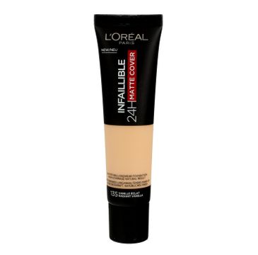 L'Oreal Infallible Matte Cover podkład do twarzy Radiant Vanilla nr 135 (30 ml)