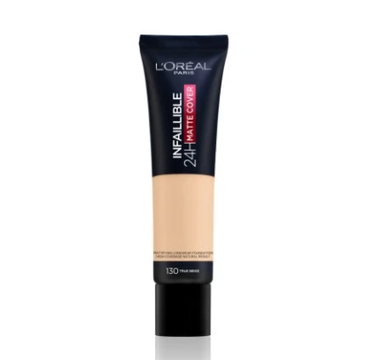 L'Oreal Paris Infallible 24H Matte Cover Foundation długotrwały podkład matujący 130 True Beige (30 ml)